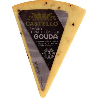 Castello Gouda Smoked Cracked Pepper Wd 12/8 Oz [Peterson #29037]