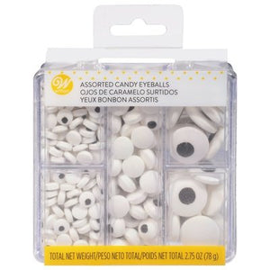 Wilton Assorted Candy Eyeballs 10/2.75 Z [UNFI #04153]