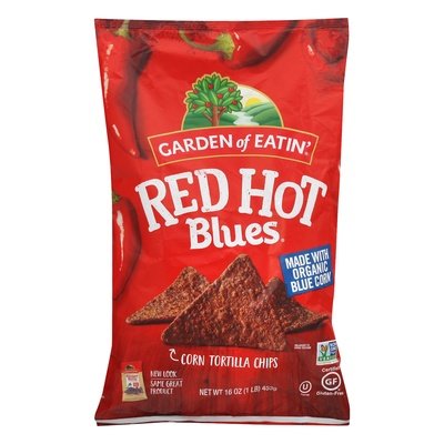 OG3 Grdn Eat Red Hot Blue Crn Chip 12/16 OZ [UNFI #35799]