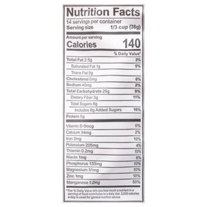 OG2 One Degree Organic Foods Sprouted Oatmeal,Cacao Nibs 6/18 OZ [UNFI #25931]