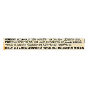 Chocolove Toffee Almond Milk Choc 12/1.3 OZ [UNFI #20839]