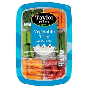 TF,TRAY VEGETABLE 6/18OZ [Charlies #016-03291]