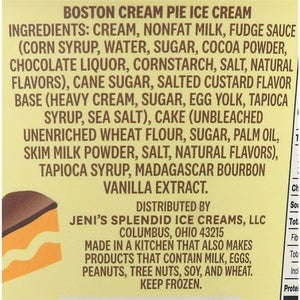 Jeni`S Boston Cream Pie 8/16 OZ [UNFI #06275]