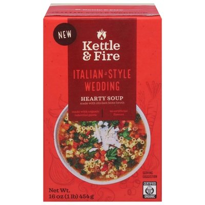 Kettle & Fire Italian Wedding Soup 6/16 Oz [UNFI #48229]