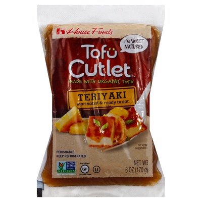 OG3 House Foods Teriyaki Tofu Cutlet 6/6 Oz [UNFI #36855]