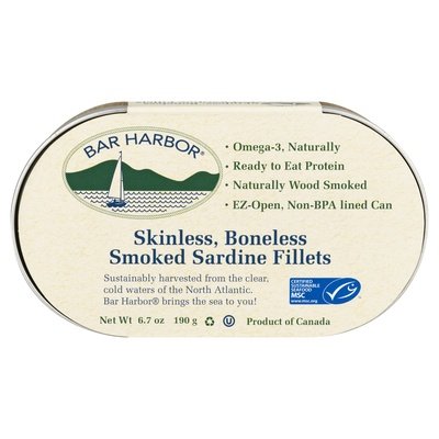 Bar Harbor Smoked Sardine Fillets 12/6.7 OZ [UNFI #85307]