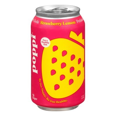 Poppi Strawberry Lemon 12/12 Oz [UNFI #69255] T