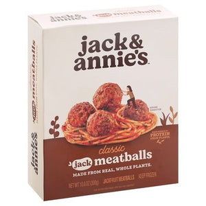 Jack & Annies Classic Meatballs Jackfruit 8/9.6 Oz [UNFI #49823]