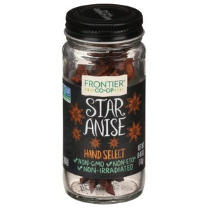 Frontier Nat Prod Co-Op Star Anise, Hand Select .46 OZ [UNFI #08380]