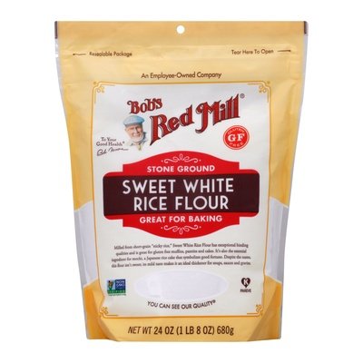 Bobs Red Mill Sweet White Rice Flour 4/24 OZ [UNFI #81725]