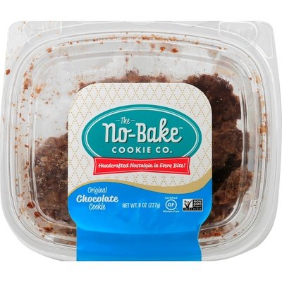 The No-Bake Cookie Co Cookies Chocolate Bakery Tub 12/8 Oz [Peterson #28485]