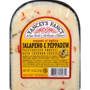 Yanceys Fancy Cheddar Jala Peppad Wdg Ew 10/7.6 Oz [Peterson #17713]