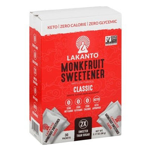 Lakanto Monkfruit Sweetener, Classic 8/3.17 Oz [UNFI #10472]