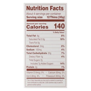 Simple Mills Honey Cinnamon Sweet Thins 6/4.25 OZ [UNFI #10547]