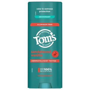 Toms Of Maine Sandalwood Vanilla 3.25 Oz [UNFI #60711]