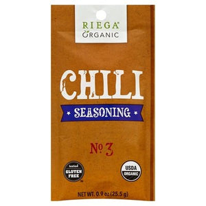 OG2 Riega Gluten Free Chili Seasoning Mix 8/0.9 OZ [UNFI #42627]