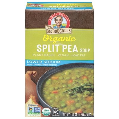 OG2 Dr Mcdougalls Split Pea Lw Sod Sp 6/17.6 OZ [UNFI #30107]