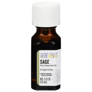 Aura Cacia Ess Oil Sage .5 OZ [UNFI #55362] T