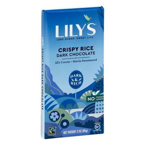 Lilys Dark Chocolate Crispy Rice 12/3 OZ [UNFI #00445]