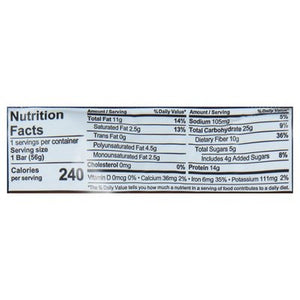 OG2 Aloha Chocolate Chip Cky Dough Bar 12/1.98 OZ [UNFI #77189]