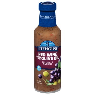 LITEHSE,REDWINE OLIVE OIL 6/12OZ [Charlies #019-04513]