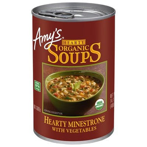 OG2 Amys Minestrone Soup Wth Vegtables 12/14.1 OZ [UNFI #34781]