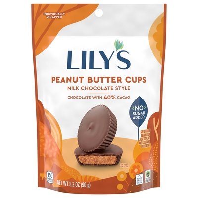 Lilys Milk Choco Peanut Butter Cups 12/3.2 OZ [UNFI #00616]