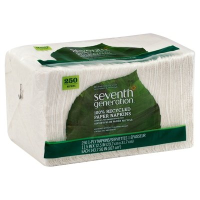 7 Gen White Napkins 12/250 CT [UNFI #62584]