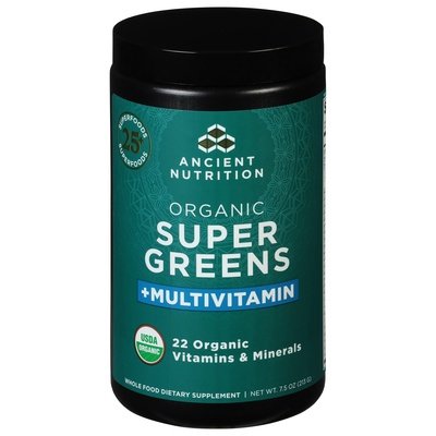 Ancient Nutrition Multi Vitamin Super Greens 7.5 Oz [UNFI #79580]