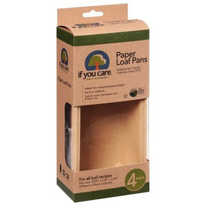 If You Care Paper Loaf Baking Pans 6/4 CT [UNFI #85015] T