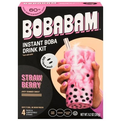 Bobabam Strawberry 12/9.2 Oz [UNFI #47996]