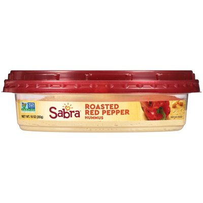 Sabra Go Mediterranean Hummus Roasted Red Pepper 12/10 Oz [Peterson #15204]