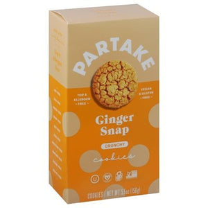 Partake Foods Cookies, Ginger Snap 6/5.5 OZ [UNFI #01157]