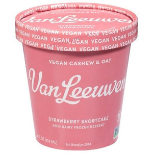 Van Leeuwen Ice Cream Strawberry Shortcake,Non Dairy 8/14 Oz [UNFI #10171]