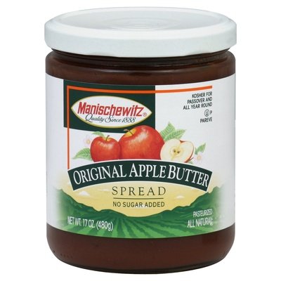 Manischewitz Spread, Apple Butter, Original 6/17 Oz [UNFI #22695]