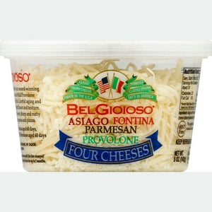 Bel Gioioso Four Cheese Shr Cup 12/5 Oz [Peterson #16499]