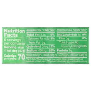 OG2 Af Turkey Hot Dogs 12/10 OZ [UNFI #54218]