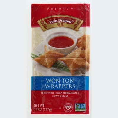 WON TON WRAP,SQUARE 12/14OZ [Charlies #016-03609]