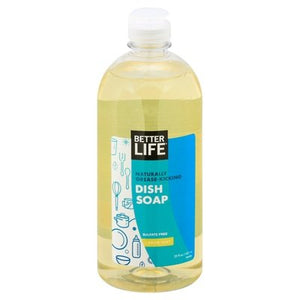 Better Life Dish Soap Lemon Mint 2406b 6/22 OZ [UNFI #46390] T