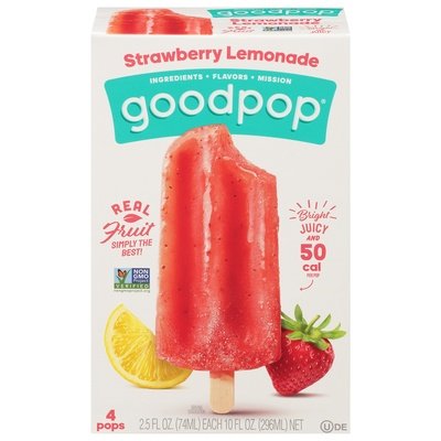 Gpop Straw Lemonade 4 Pk  8/4/2.75Z [UNFI #75859]