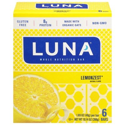 OG3 Luna Lemon Zest Bar 6/6/1.69 OZ [UNFI #45109]