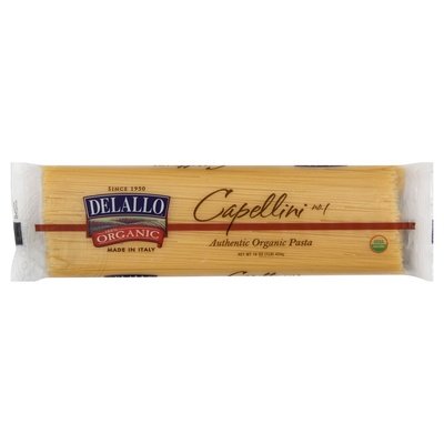 OG1 Delallo Pasta Semolina Capellini 16/16 OZ [UNFI #30653]