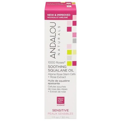 Andalou Naturals Face Squalane Oil 1 FZ [UNFI #64284] T