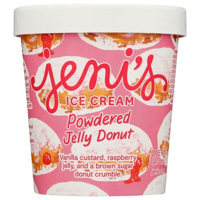 Jenis Powdered Jelly Donut 8/16 Oz [UNFI #17511]