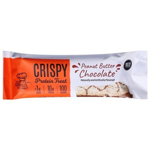 Genius Gourmet Peanut Butter Chocolate Crispy 10/.99 Oz [UNFI #13799]