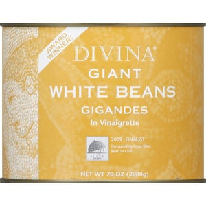 Divina Beans White Gigandes Vinaigret 6/4.4 LB [Peterson #21863]