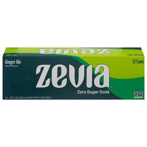 Zevia Ginger Ale Soda 2/12/12 Oz [UNFI #86332]