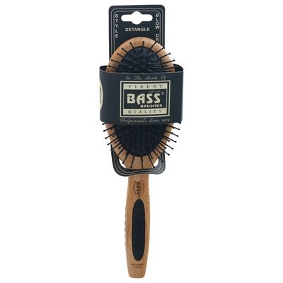 Bass Brushes Brush, Nyl Brstl Lrg Ovl Wood 1 CT [UNFI #09135] T