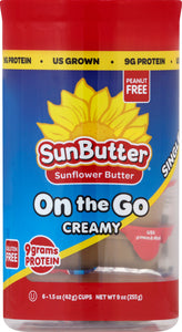 Sunbutter Creamy On The Go Sunflower Butter 6/9 OZ [UNFI #44600]