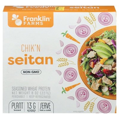 Franklin Farms Seitan Chik`n 6/8 OZ [UNFI #74709]